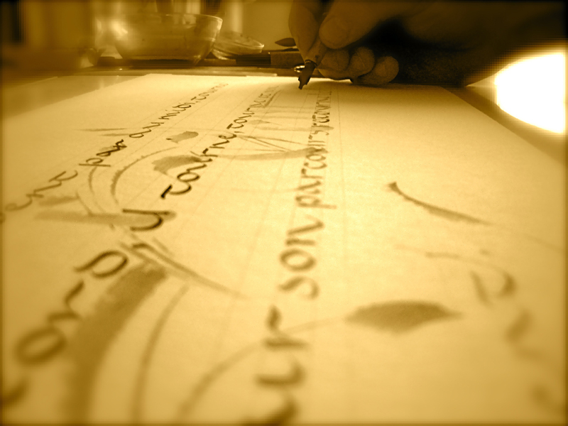 Atelier de calligraphie